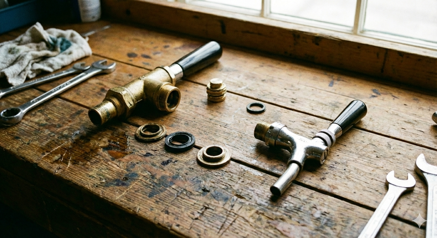 Jak naprawić kran do piwa?